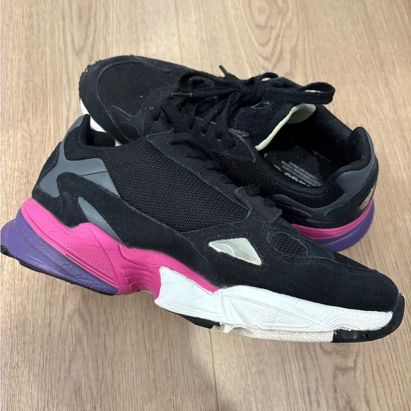 Adidas women Falcon Black purple and pink - Picture 2 of 3